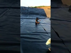 Nieuwe het Verouderen Bestand Hdpe Hdpe van de Vijvervoering Ondoordringbare Membraan Dubbele Vlotte hdpe Geomembrane