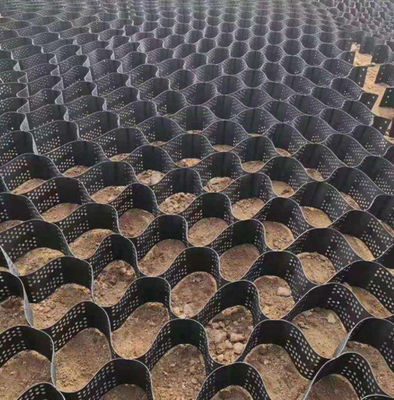 De Stabilisatorhdpe van het Honeybombgrint het Systeem van Geocells Cellweb in Wegenbouw 200mm