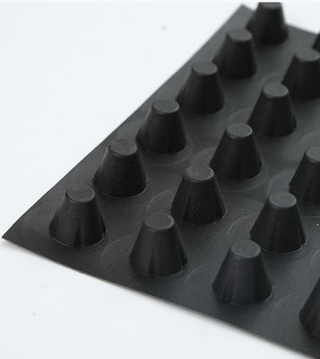 Zwarte HEUPEN Gediplomeerde Dimple Plastic Drainage Board ISO9001