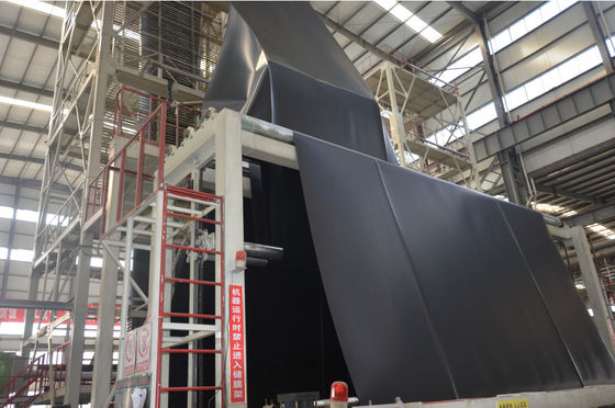 TR131 materiële Zwarte Hdpe Geomembrane voor de Vijver van de Garnalenvissen van de Damaquicultuur